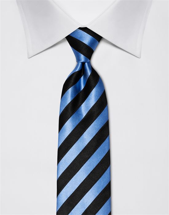 Tie, pure silk, striped