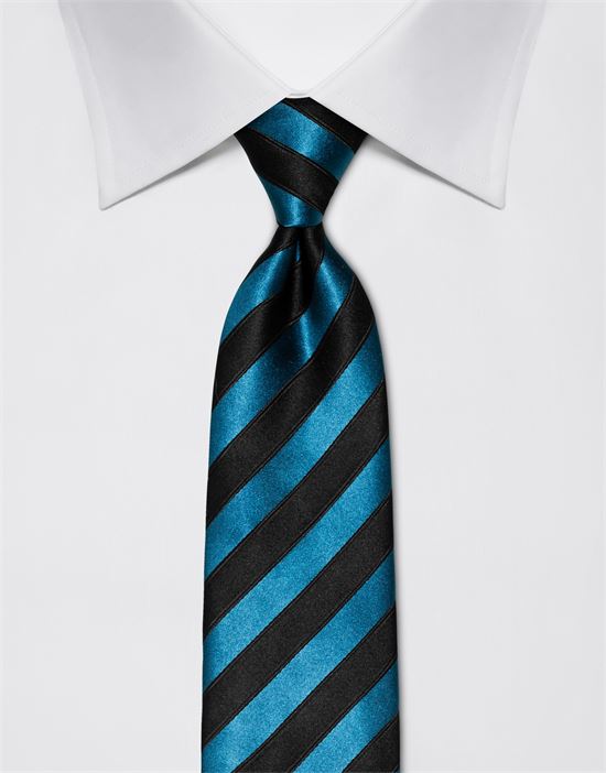 Tie, pure silk, striped