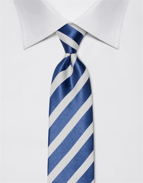 Tie, pure silk, striped