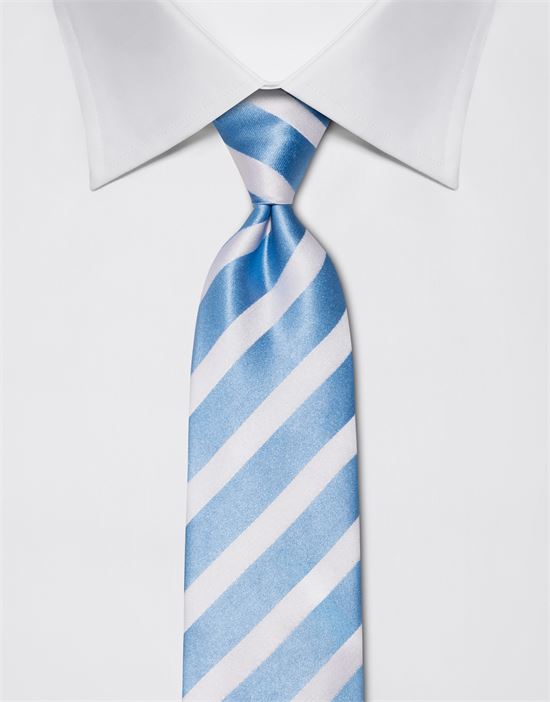 Tie, pure silk, striped