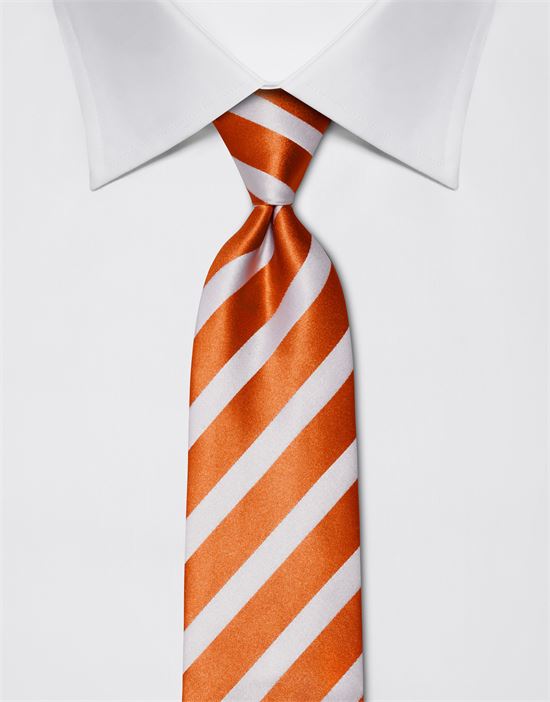 Tie, pure silk, striped