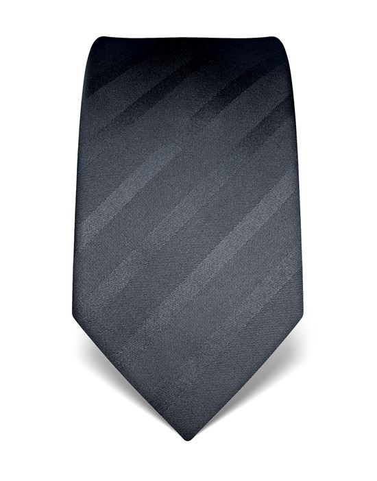 Tie, pure silk, tone in tone striped