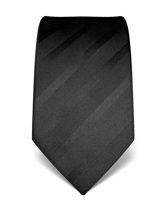 Tie, pure silk, tone in tone striped