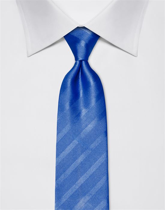 Tie, pure silk, tone in tone striped