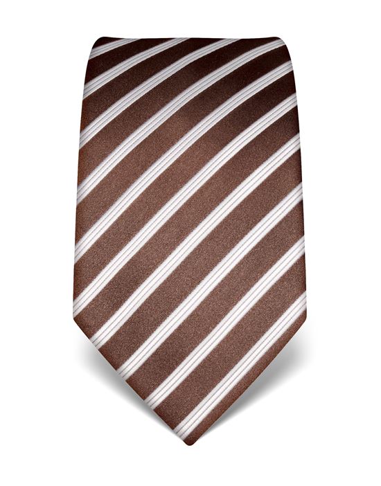 Tie, pure silk, striped