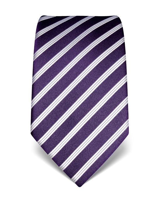 Tie, pure silk, striped