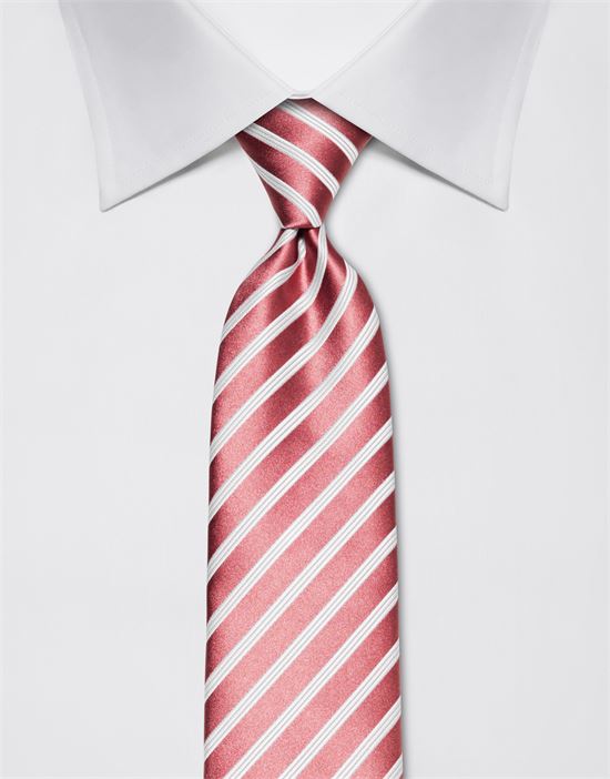 Tie, pure silk, striped