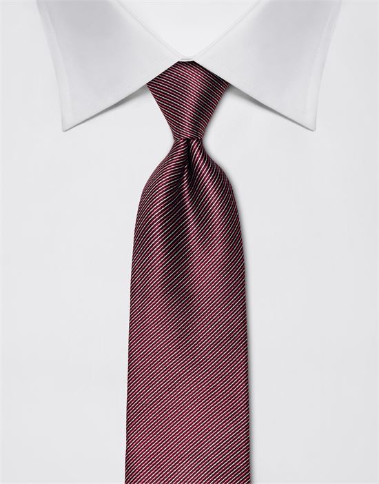 Tie, pure silk, striped