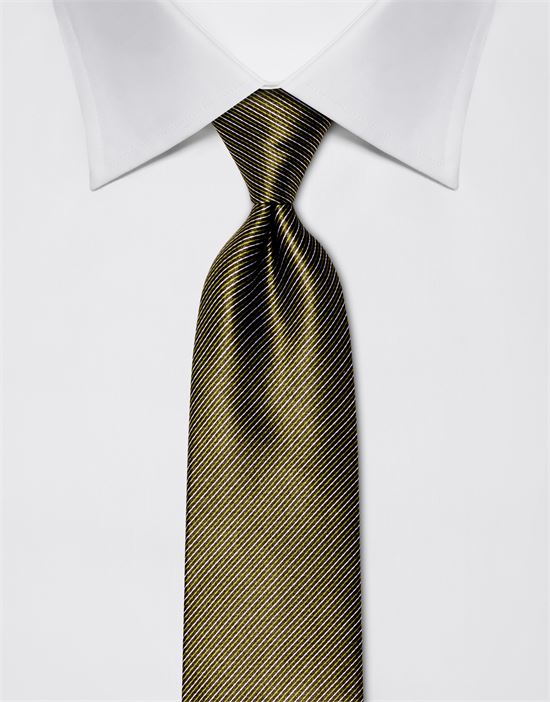 Tie, pure silk, striped