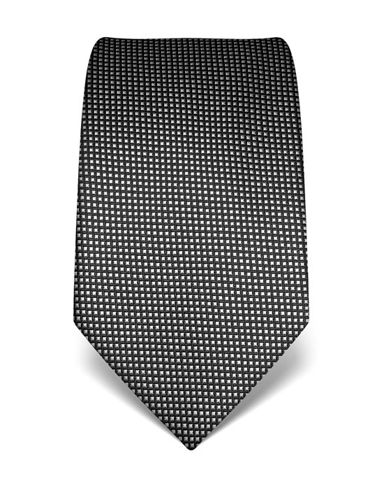 Tie, pure silk, checked