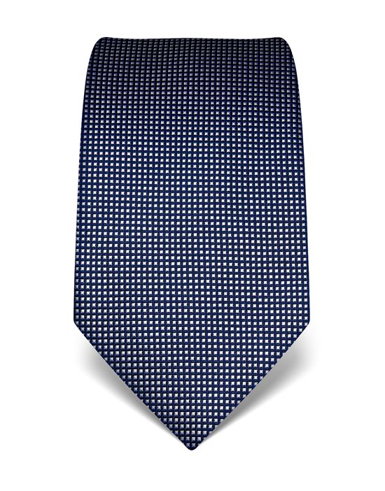 Tie, pure silk, checked