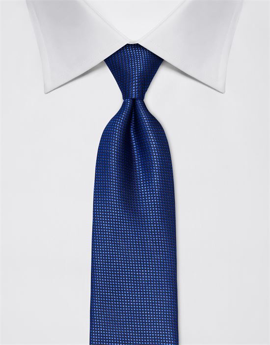 Tie, pure silk, checked