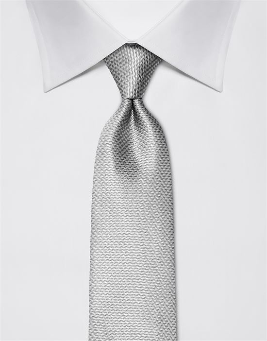 Tie, pure silk, houndstooth