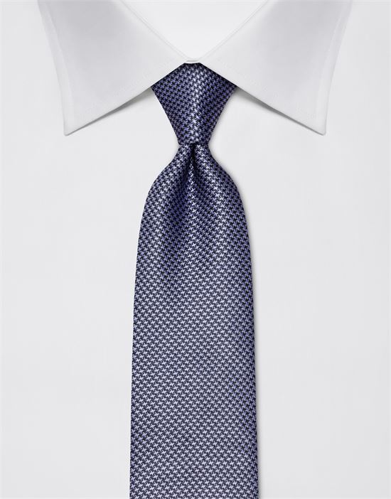 Tie, pure silk, houndstooth