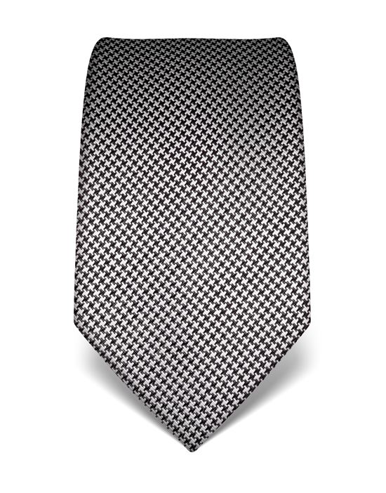 Tie, pure silk, houndstooth