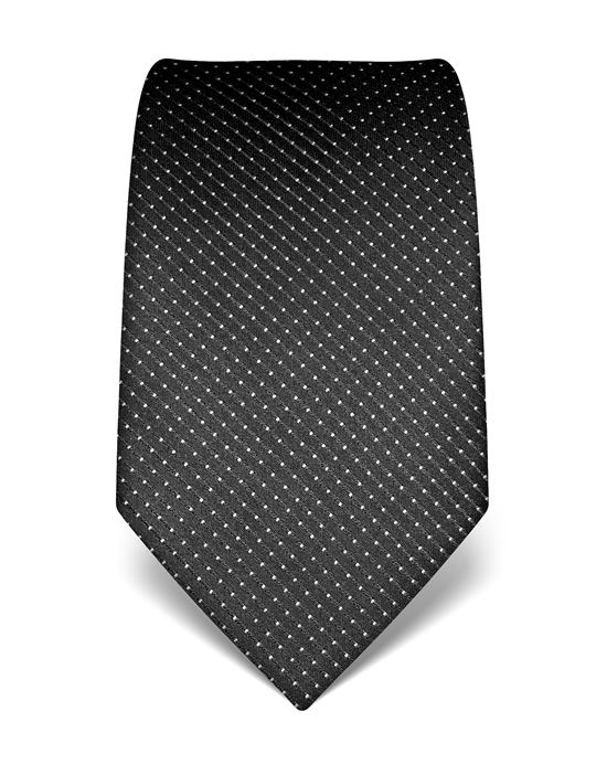 Tie, pure silk, dotted pattern