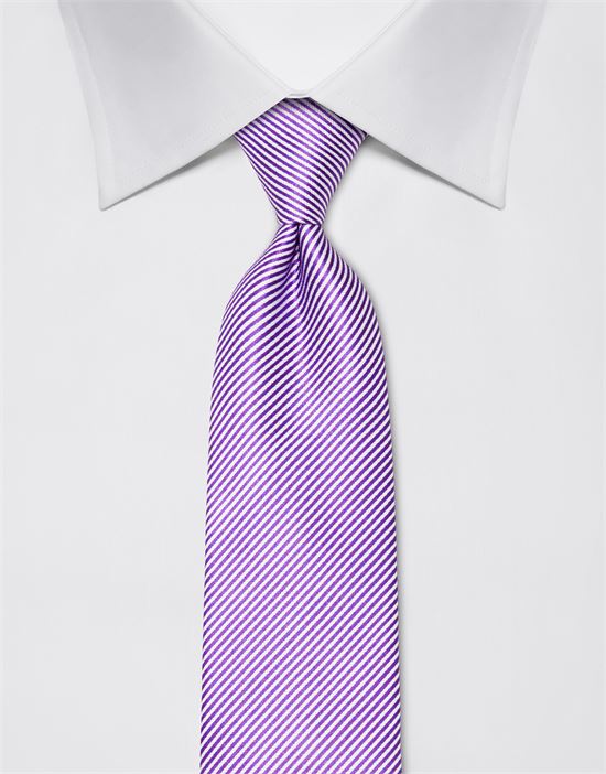 Tie, pure silk, striped