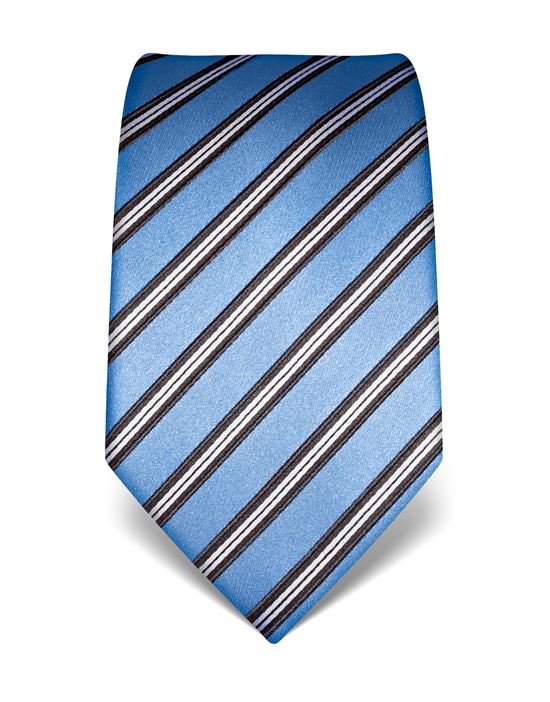 Tie, pure silk, striped