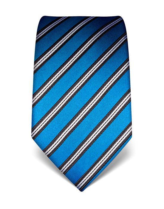 Tie, pure silk, striped