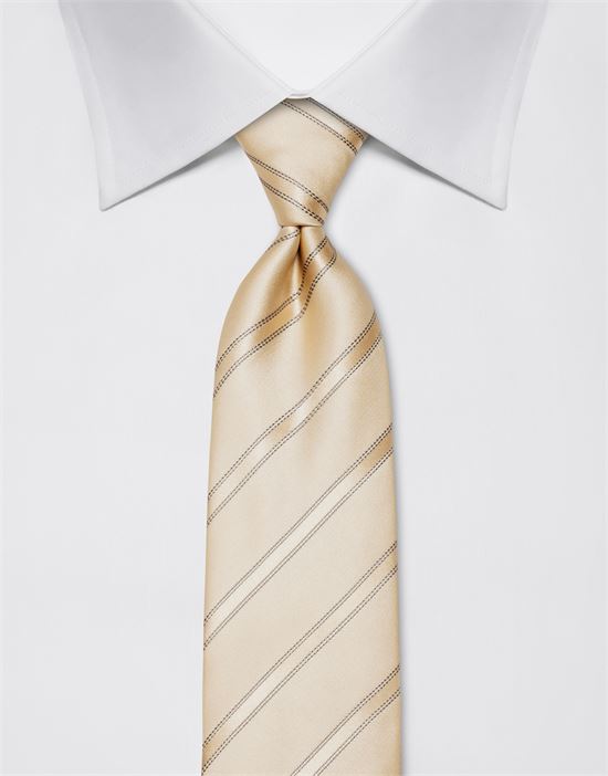 Tie, pure silk, striped