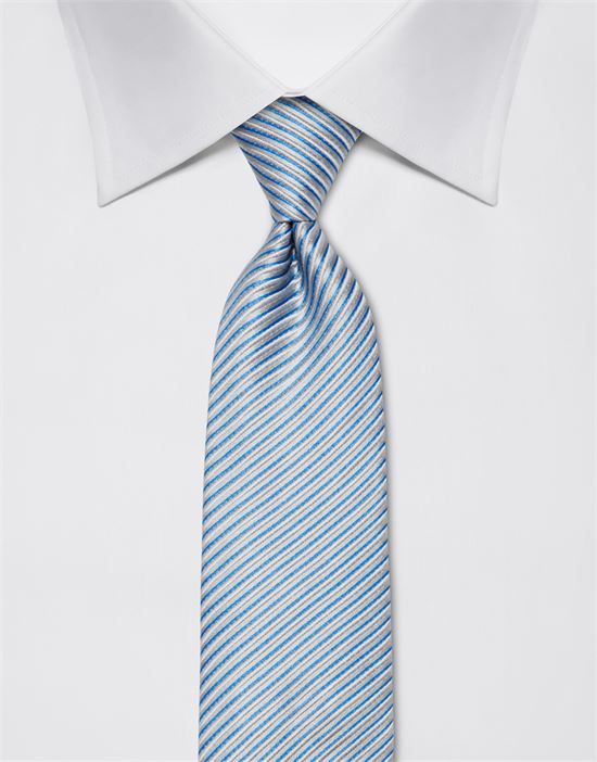 Tie, pure silk, striped