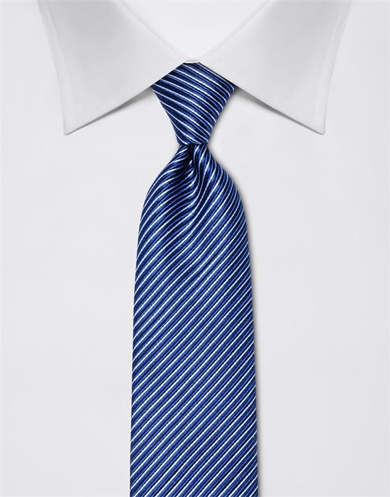 Tie, pure silk, striped