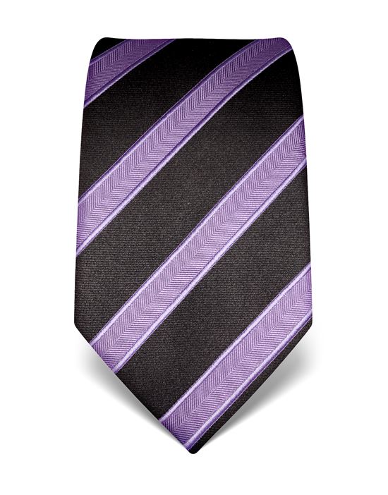 Tie, pure silk, striped