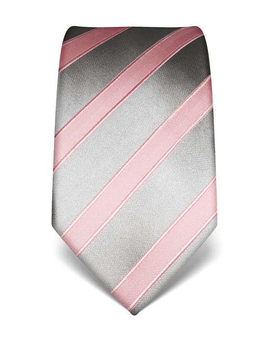 Tie, pure silk, striped