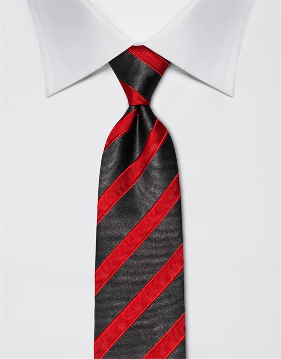 Tie, pure silk, striped