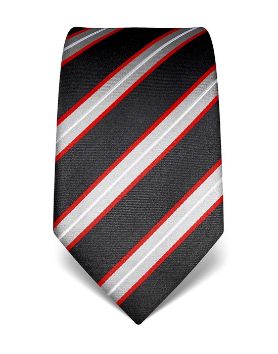 Tie, pure silk, striped