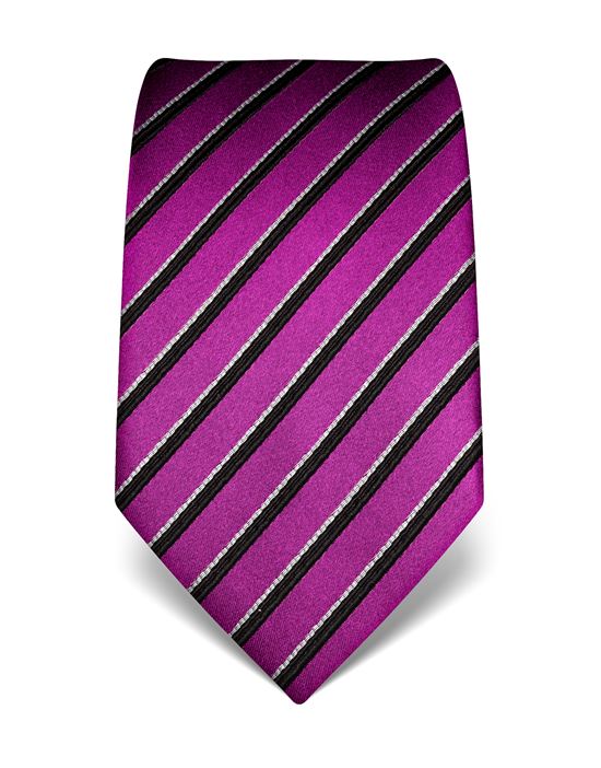 Tie, pure silk, striped