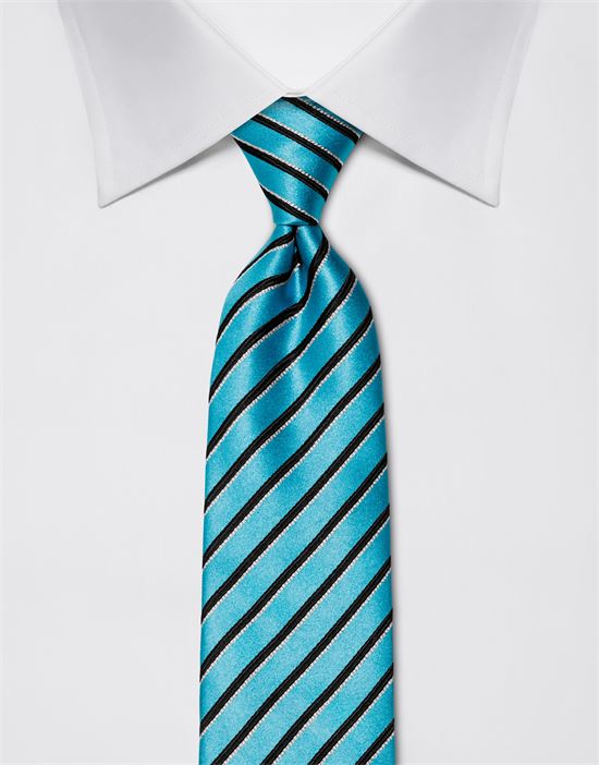 Tie, pure silk, striped