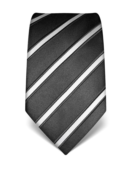 Tie, pure silk, striped