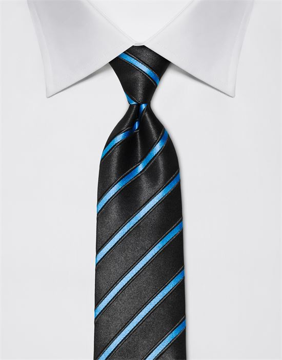 Tie, pure silk, striped