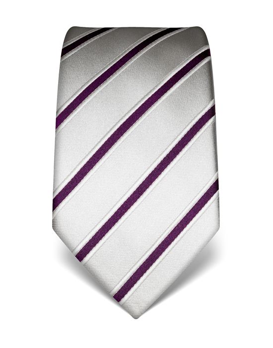 Tie, pure silk, striped