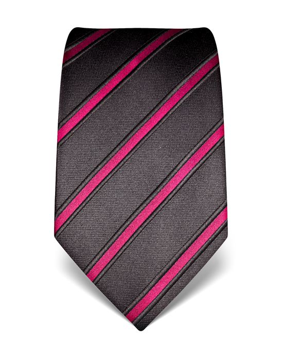 Tie, pure silk, striped