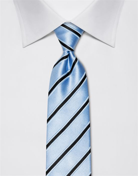 Tie, pure silk, striped