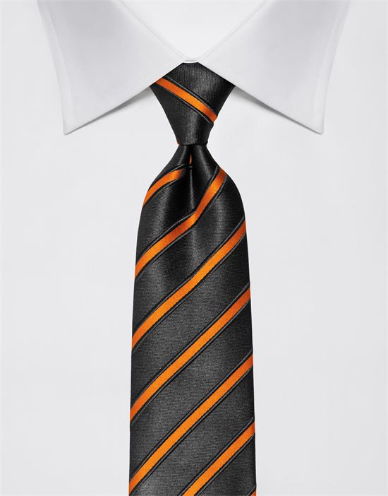 Tie, pure silk, striped