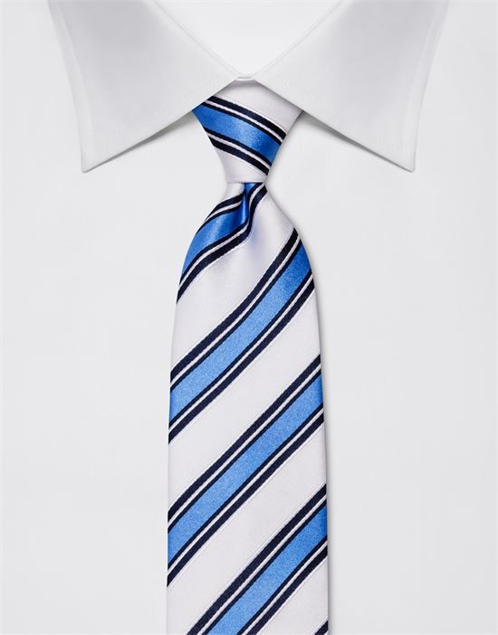 Tie, pure silk, striped