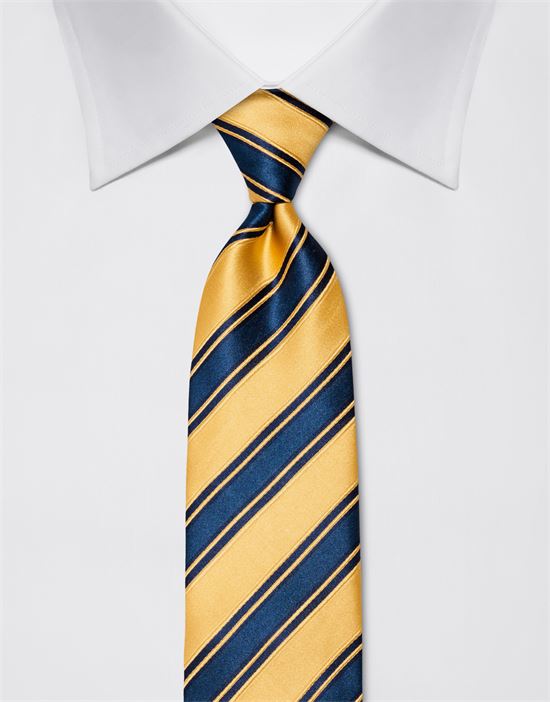 Tie, pure silk, striped