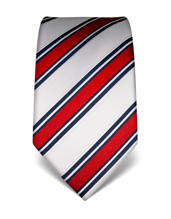 Tie, pure silk, striped