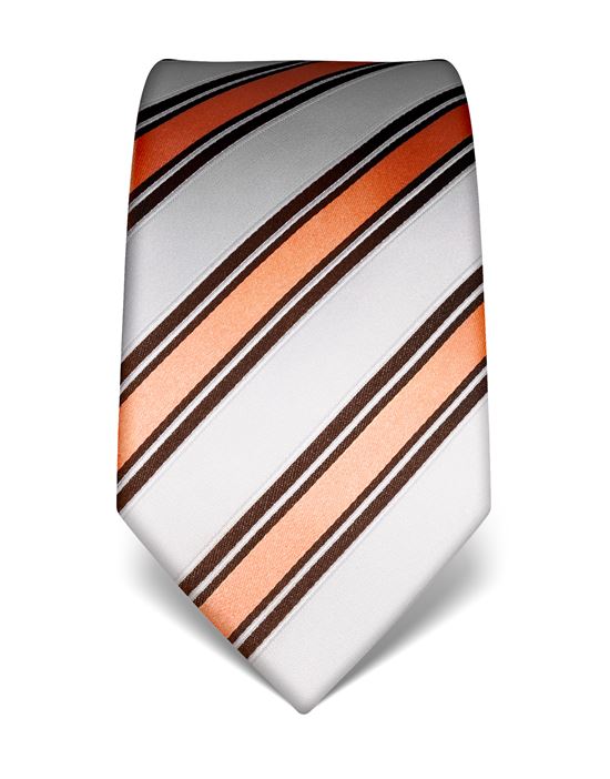 Tie, pure silk, striped