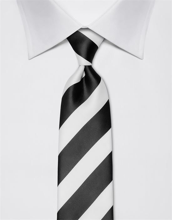 Tie, pure silk, striped