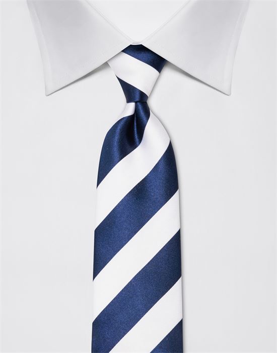 Tie, pure silk, striped