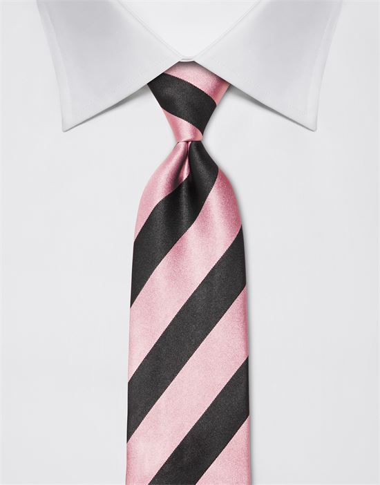 Tie, pure silk, striped