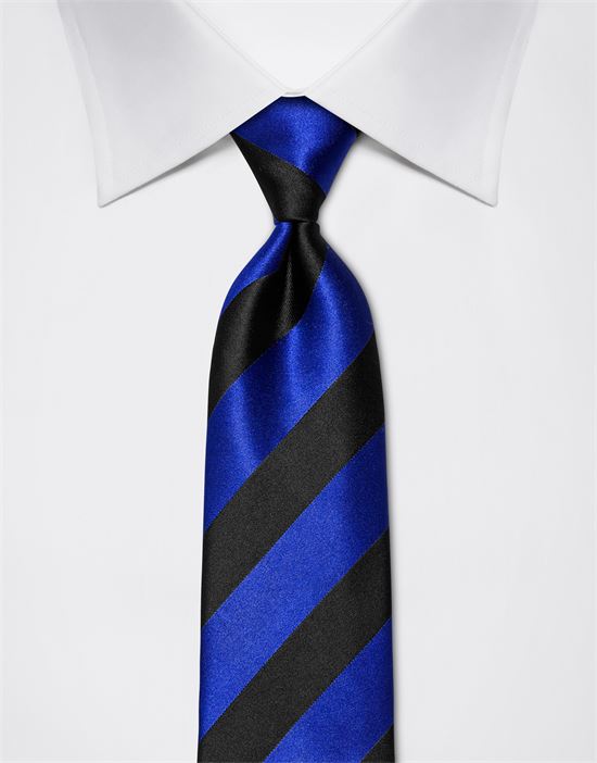 Tie, pure silk, striped