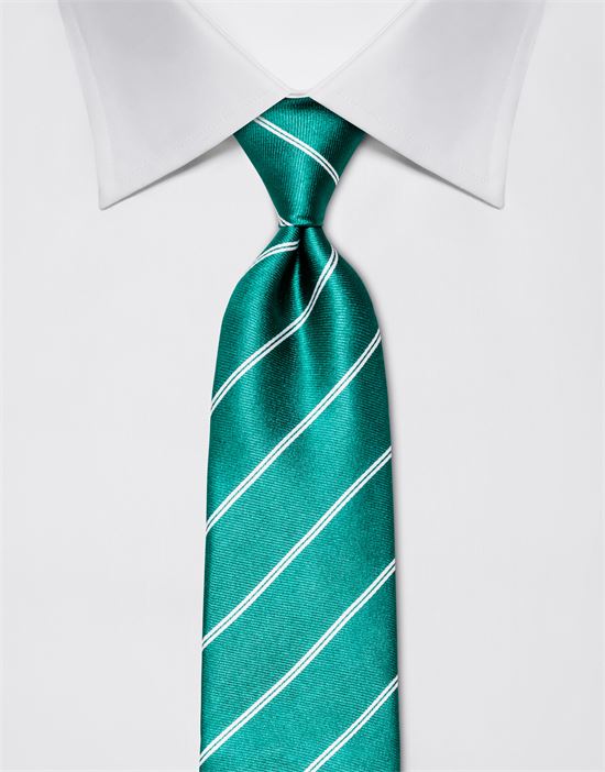 Tie, pure silk, striped