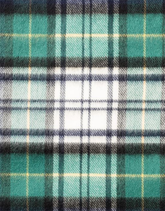 Scarf - classic tartan pattern - fringed, soft like cashmere